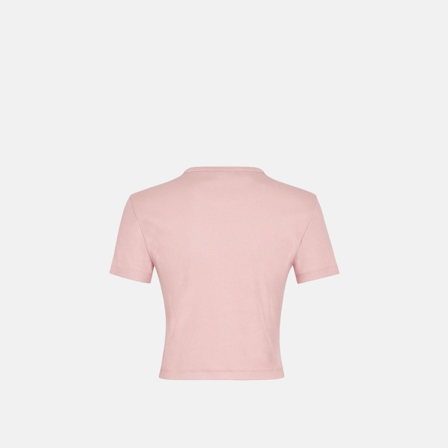 Fendi Top In Cotton Jumper, Pink, Back