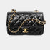 Flap Bag Fall-Winter 2024/25 Pre-Collection, Black, Front View