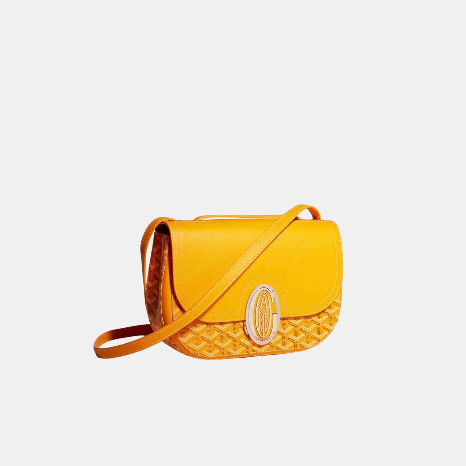 Goyard 233 bag, Yellow, Front