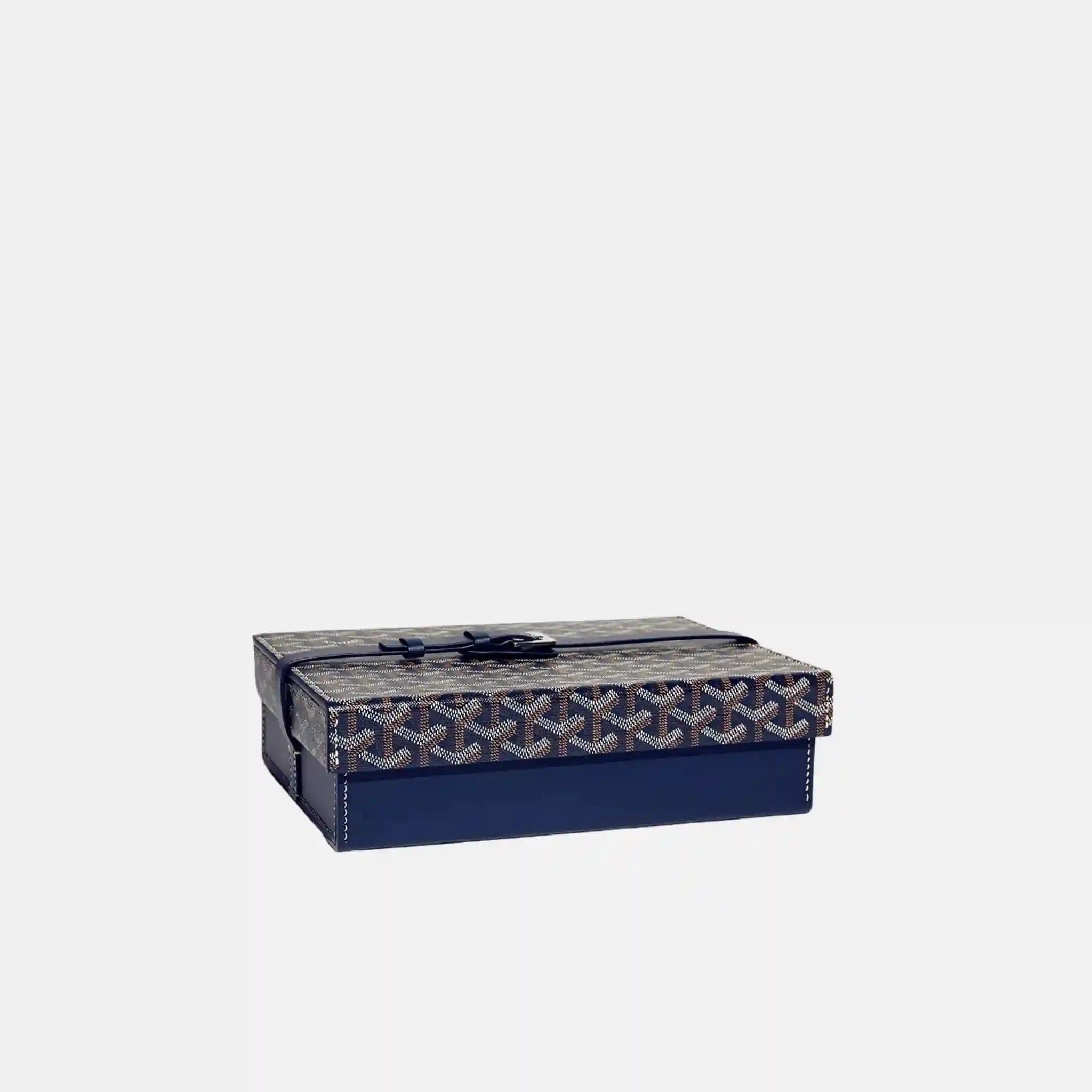 Goyard 8 Watch Case, Navy Blue