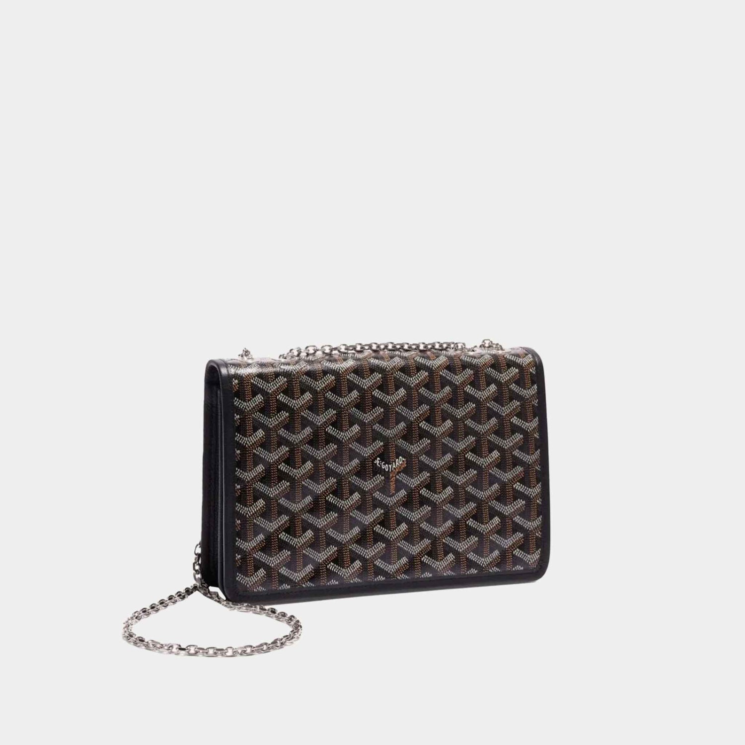 Goyard Alexandre iii Bag, Black, Front View