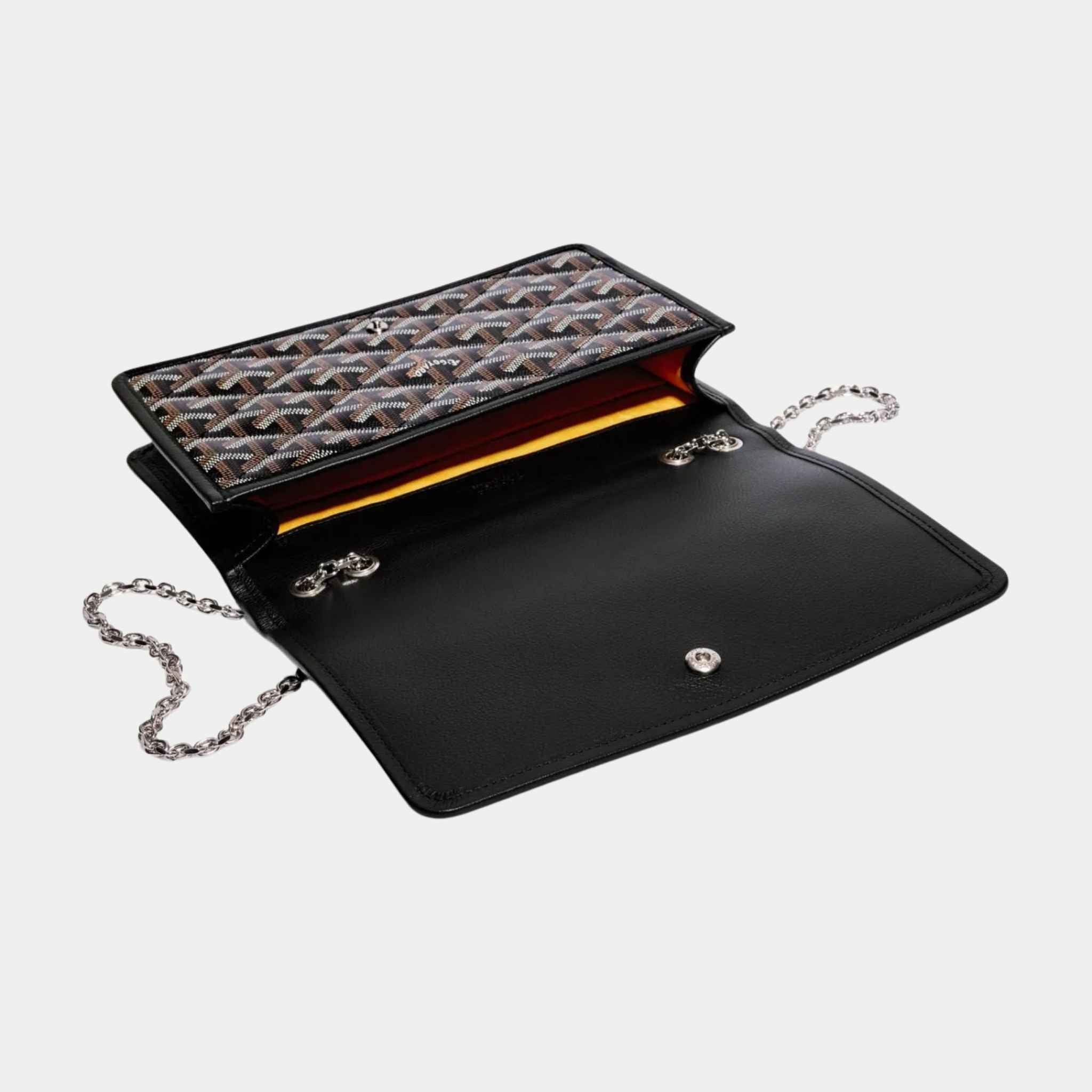 Goyard Alexandre iii Bag, Black, Interior View