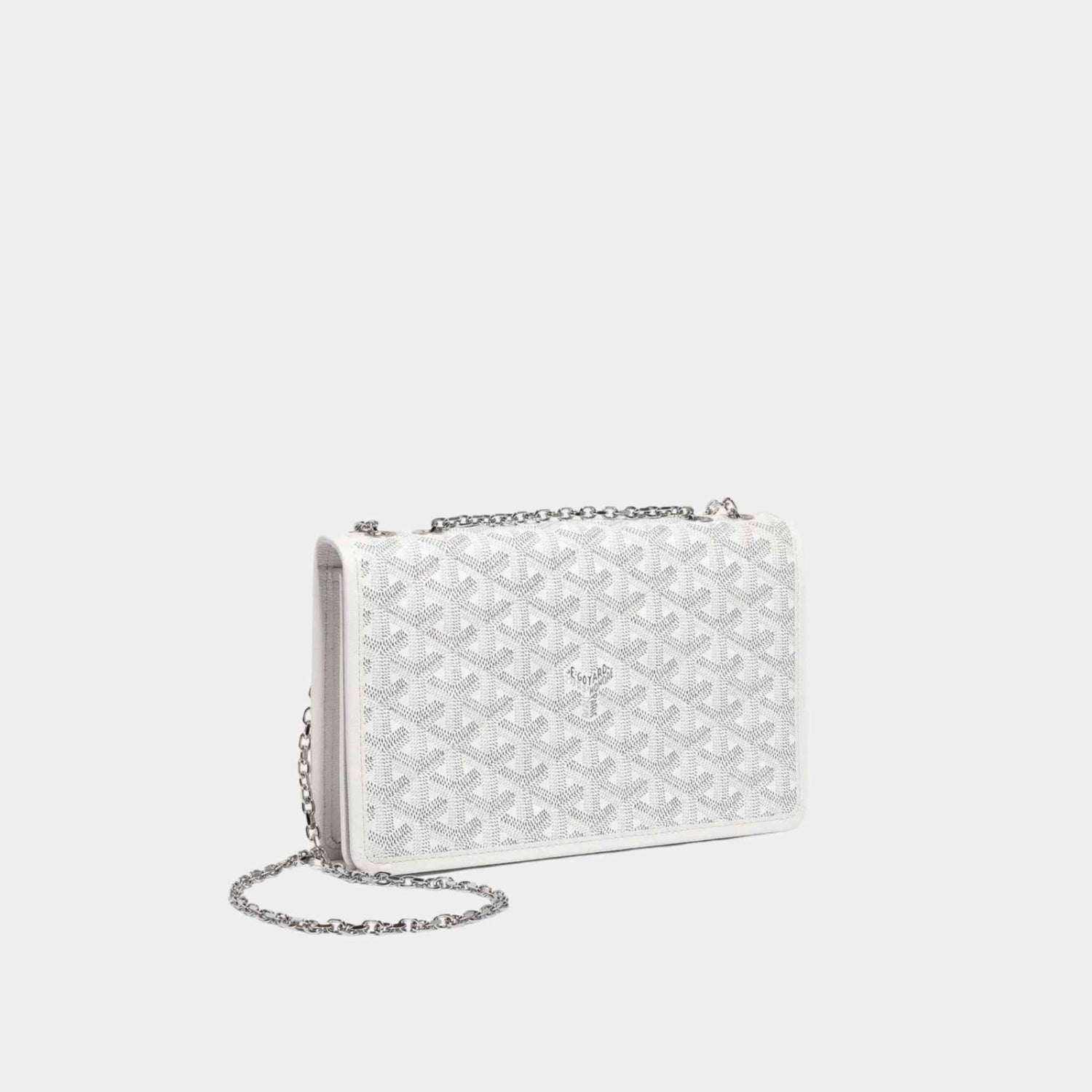 Goyard Alexandre iii Bag, White, Front View