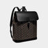 Goyard Alpin MM Backpack, Black, Front View