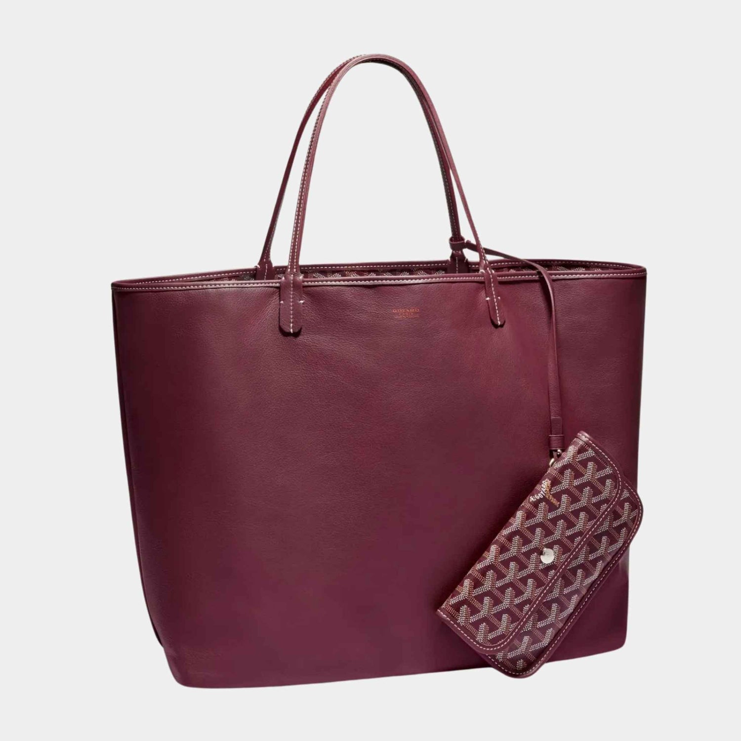 Goyard Anjou GM Bag, Burgundy, Front View