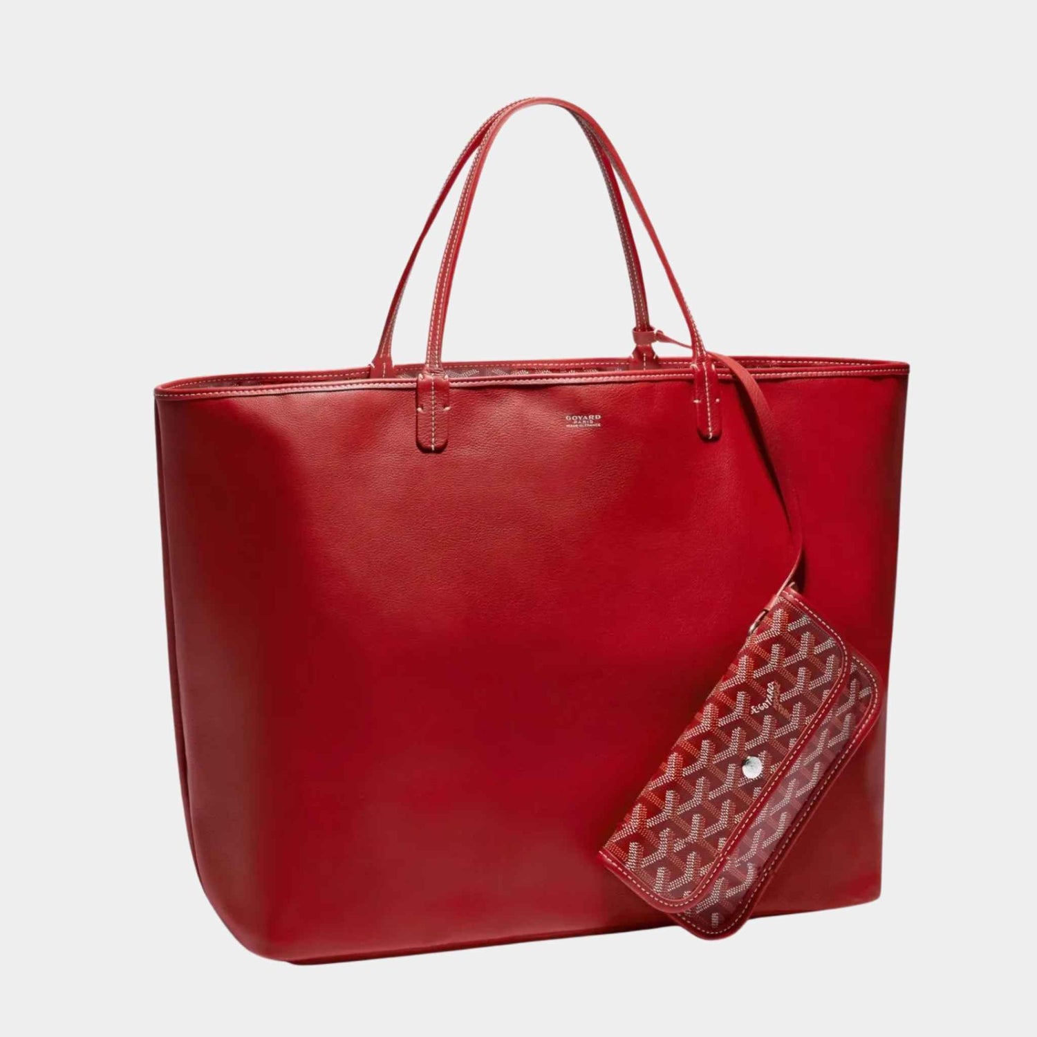 Goyard Anjou GM Bag, Red, Front View