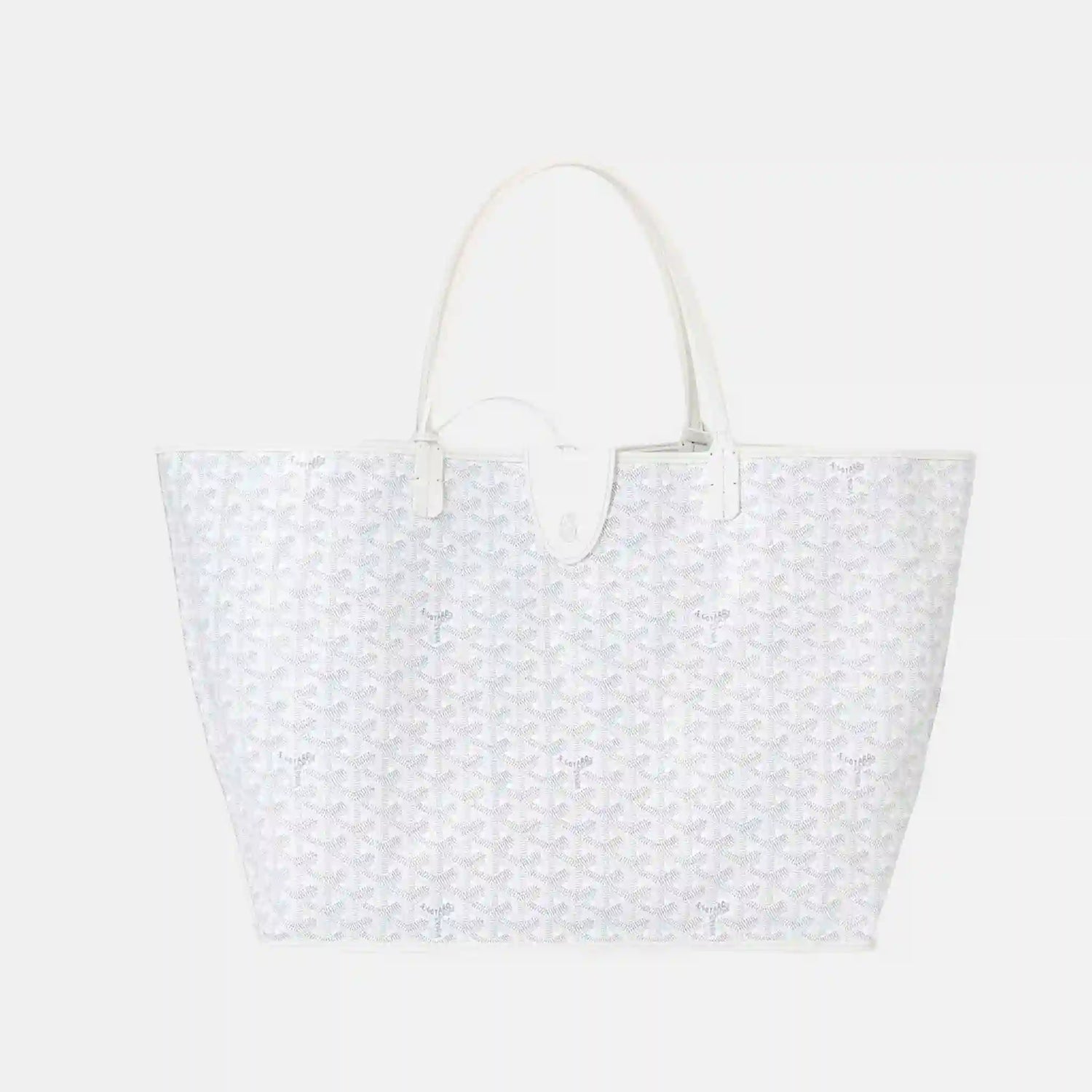 Goyard Anjou GM Bag, White, Front