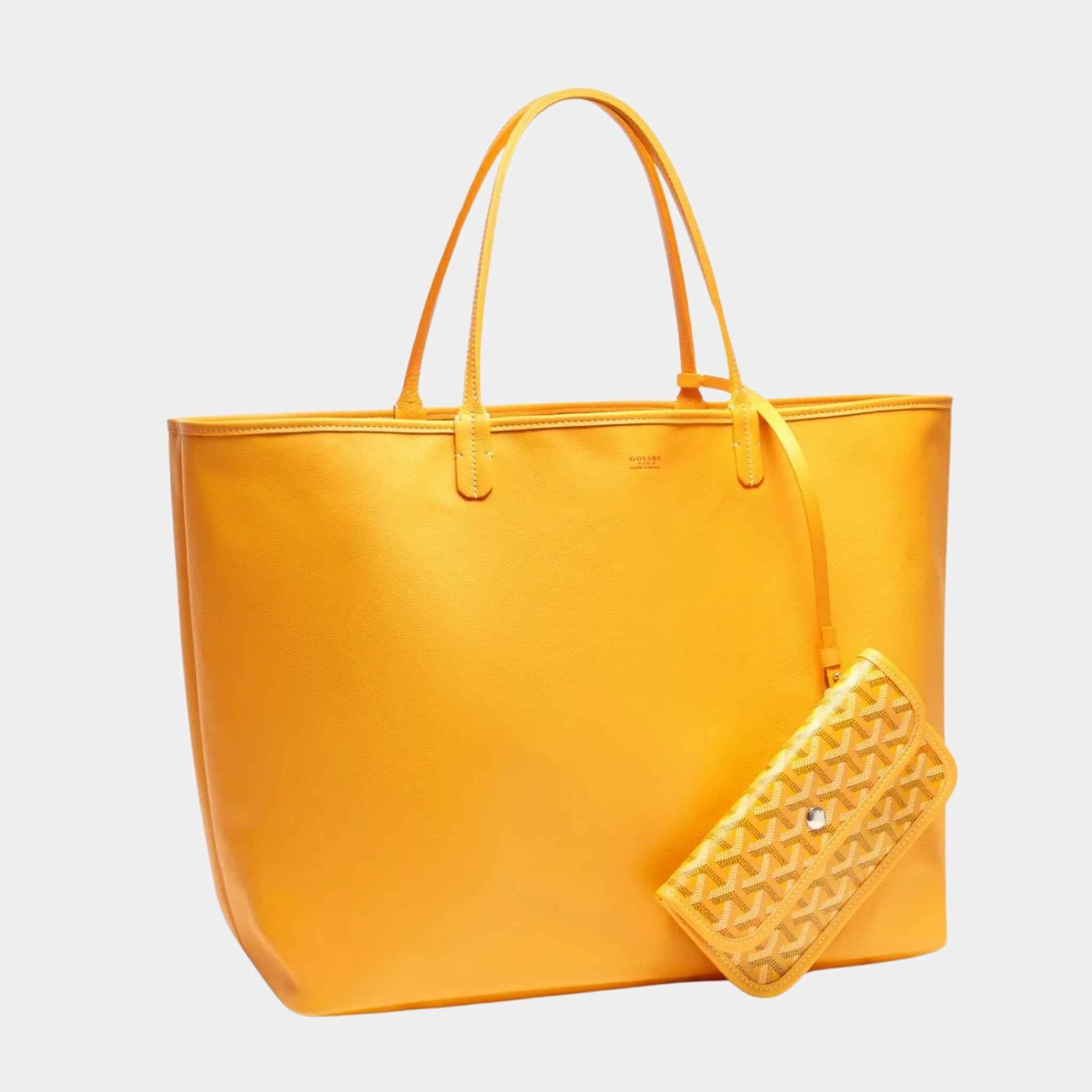 Goyard Anjou GM Bag, Yellow, Front View