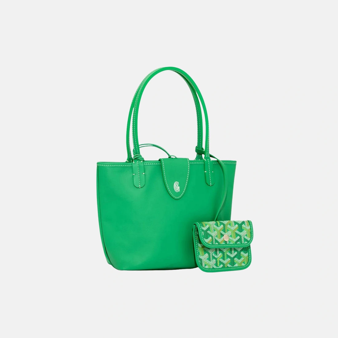 حقيبة Goyard أنجو ميني إصدار محدود متعددة الألوان، أخضر مرج