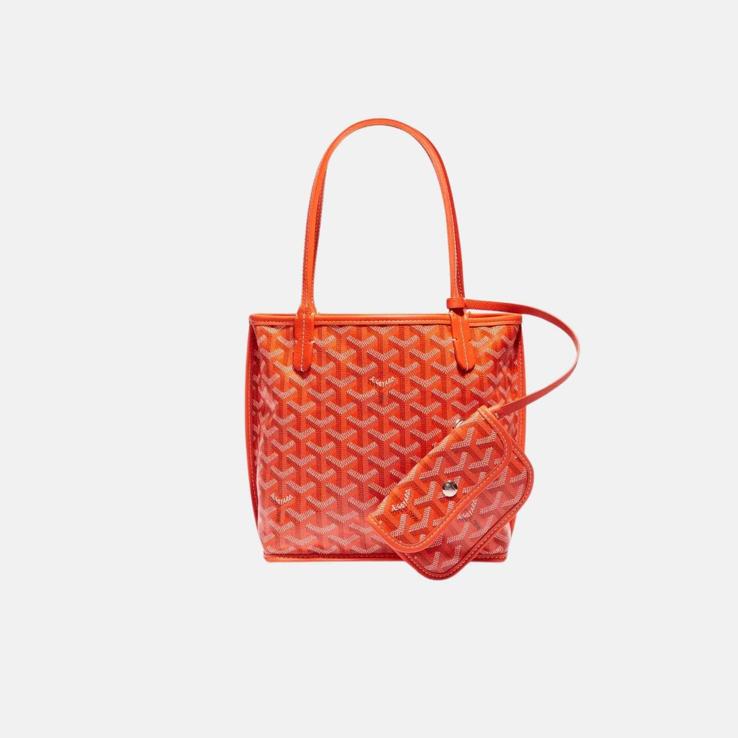 Goyard Anjou Mini Bag, Orange, Inside Out View