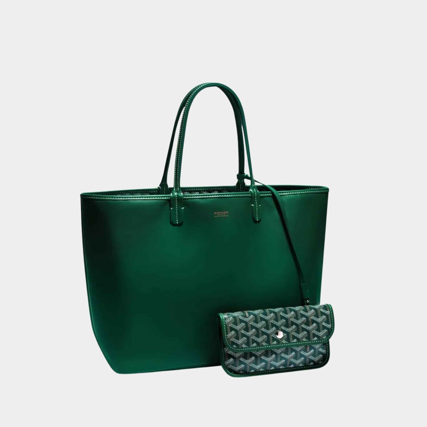 Goyard Anjou PM Bag, Green, Front View