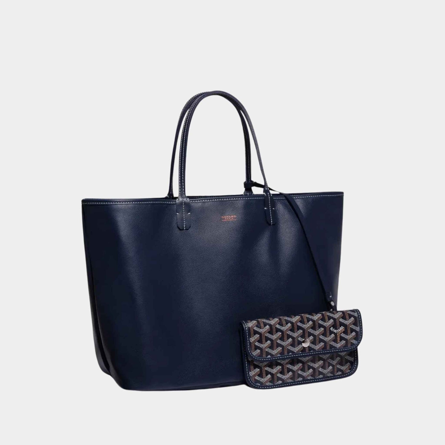 Goyard Anjou PM Bag, Blue, Front View