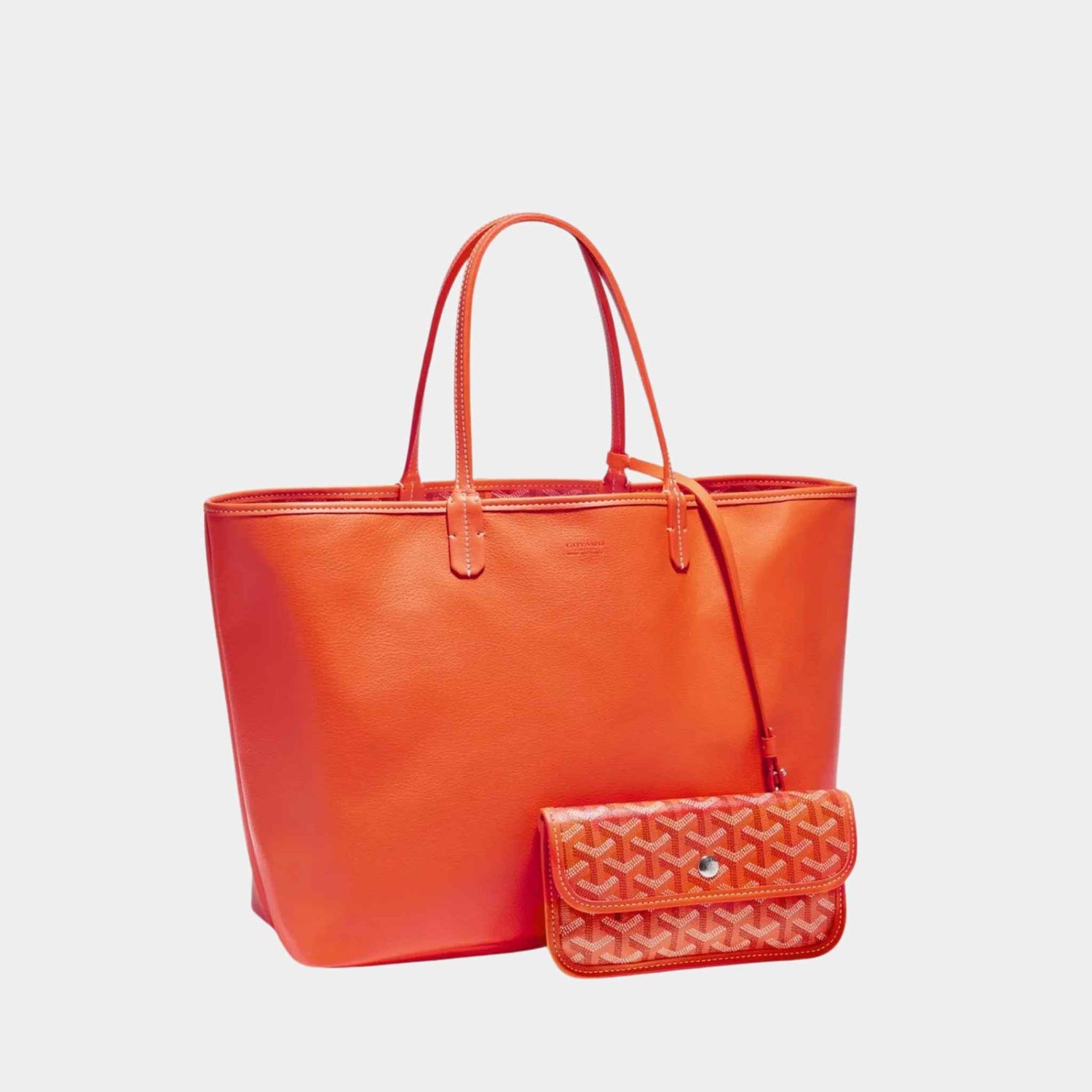 Goyard Anjou PM Bag, Orange, Front View