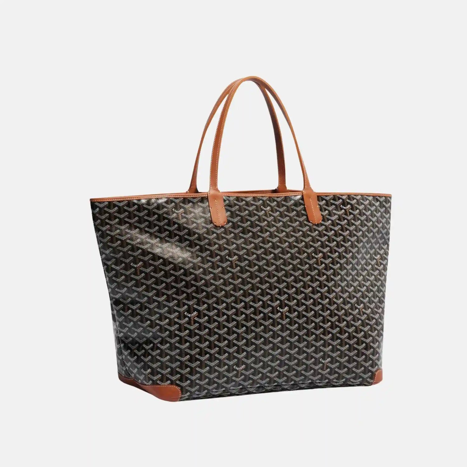 Goyard Artois GM Bag, Black and Tan