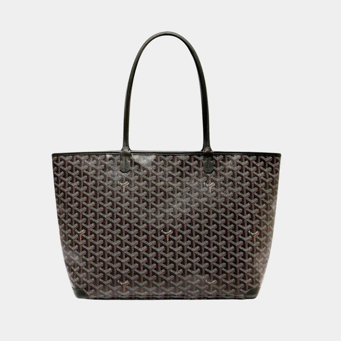حقيبة Goyard Artois MM، سوداء، منظر خلفي
