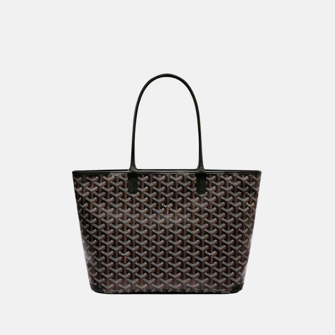 حقيبة Goyard Artois PM سوداء، من الأمام