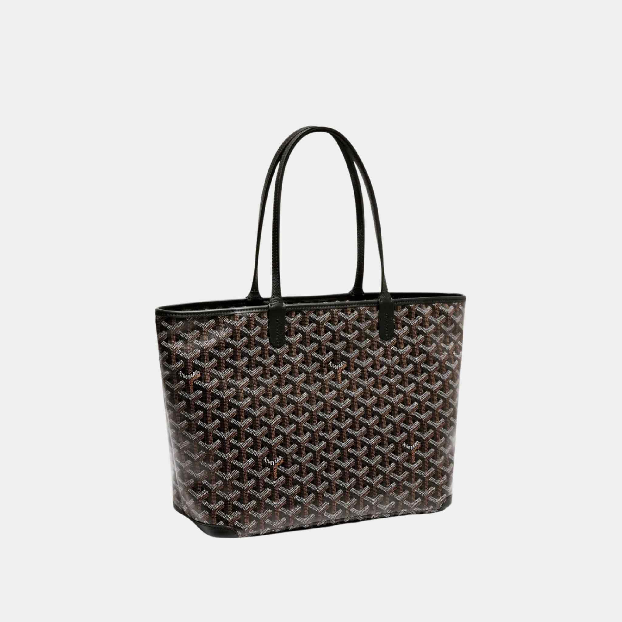 Goyard Artois PM Bag in Black, Side Front