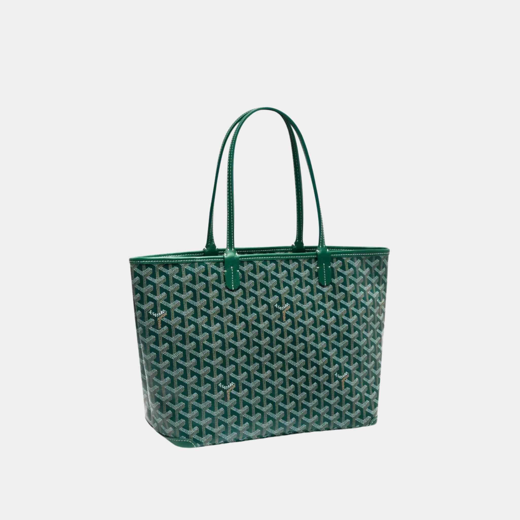 Goyard Artois PM Bag in Green, Side Front