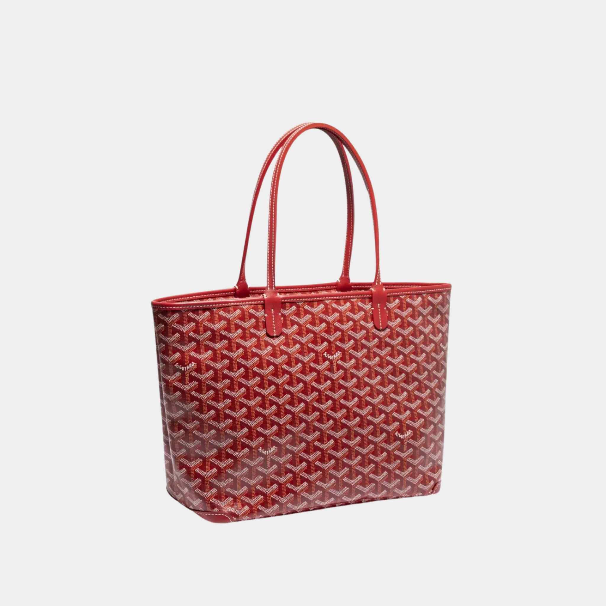 Goyard Artois PM Bag in Red, Side Front