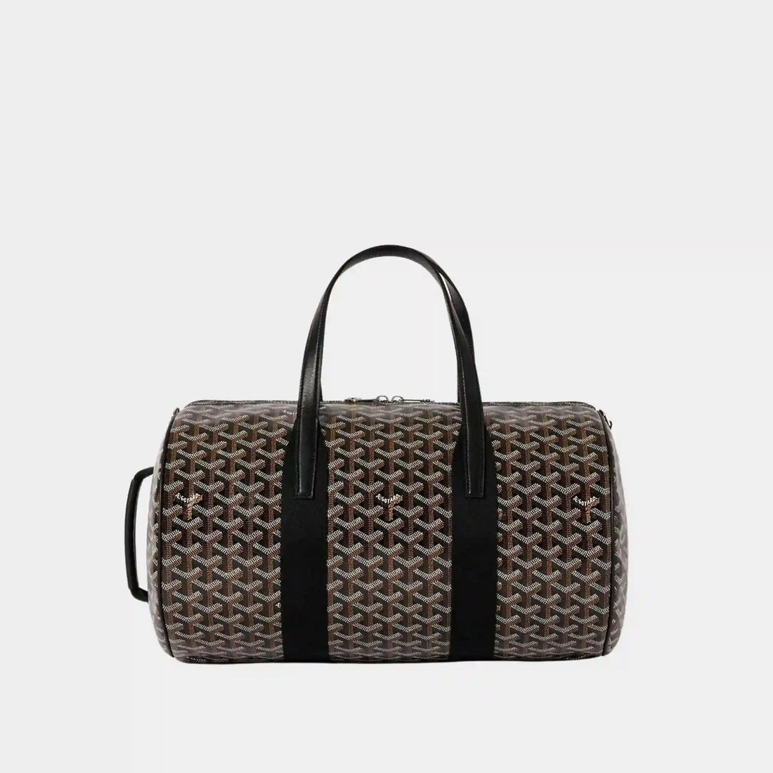 حقيبة Goyard الرياضية برميل 40، سوداء، من الأمام