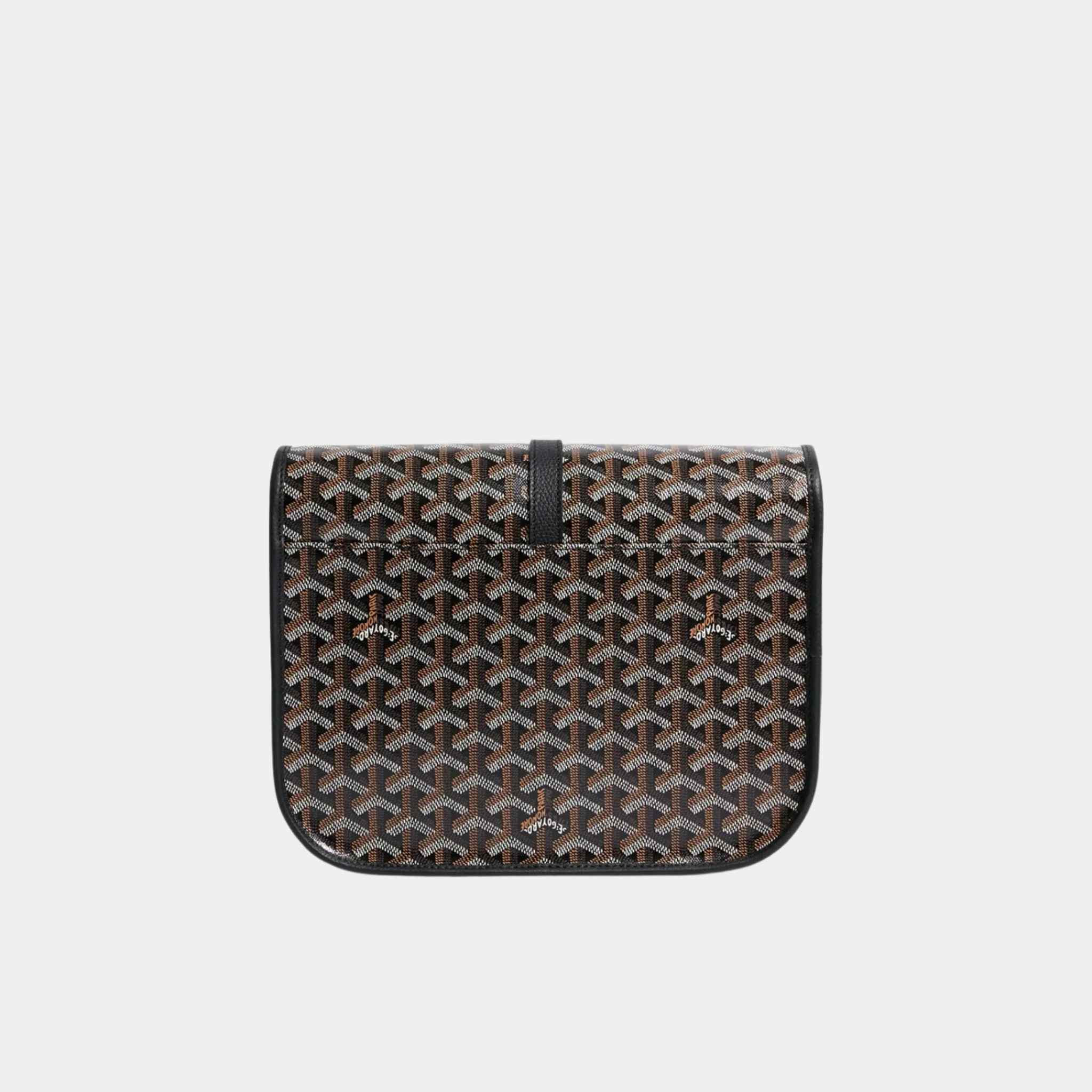 Goyard Belvedere MM Bag, Black, Back