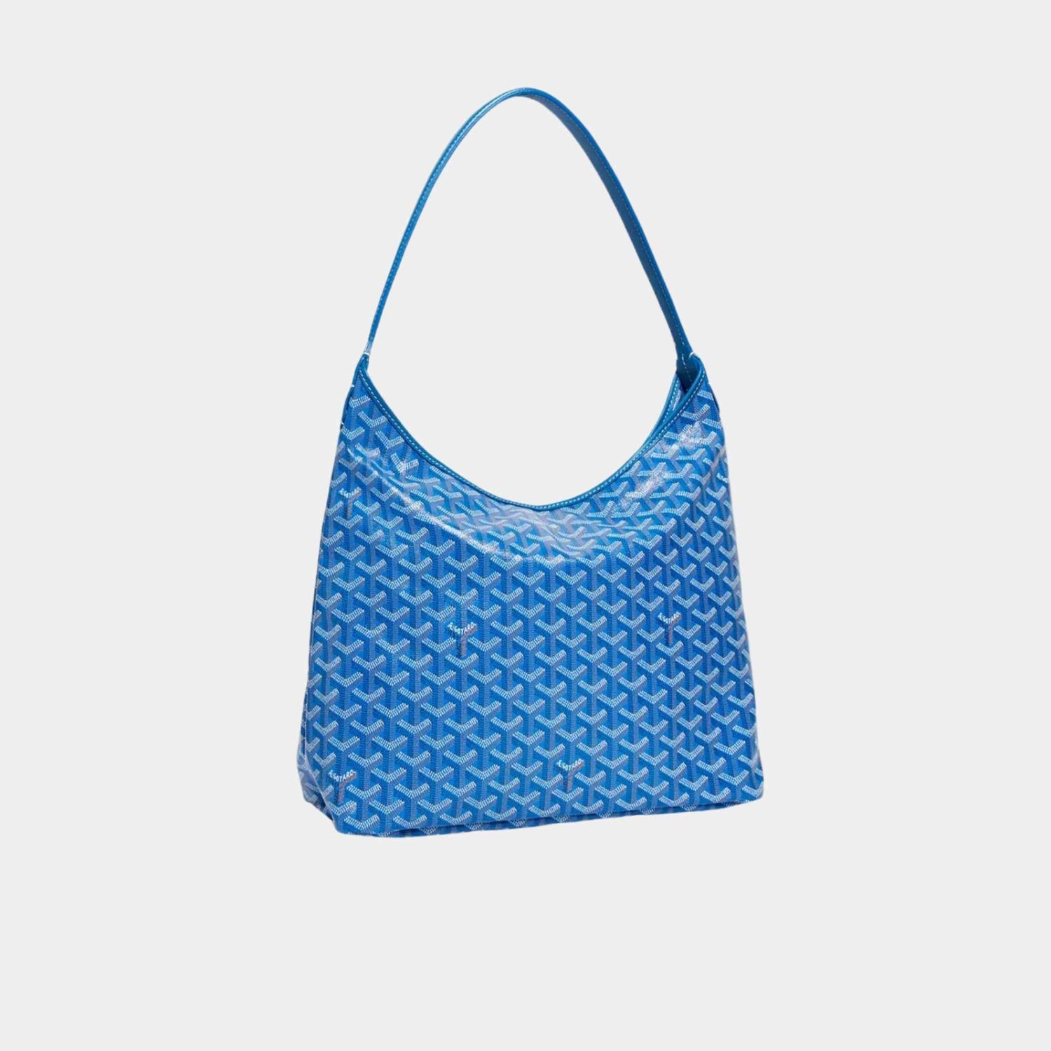 Goyard Boheme Hobo Bag, Sky Blue, Front View