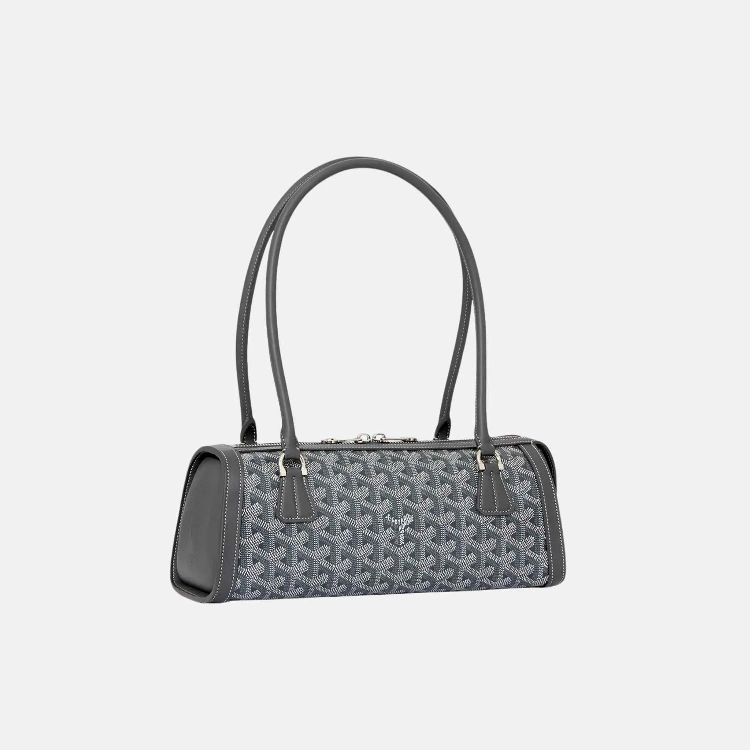 Goyard Bonbonniere Bag, Grey, Front