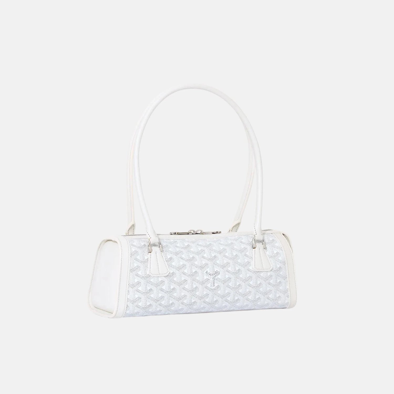 Goyard Bonbonniere Bag, White, Front