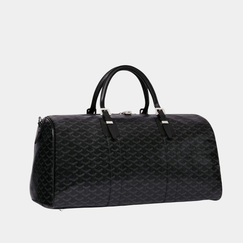 Goyard Boston 50 Bag Jet Black, Front View