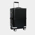 Goyard Bourget PM Trolley Case Jet Black, 360 Degree Wheels And Secure, Front View