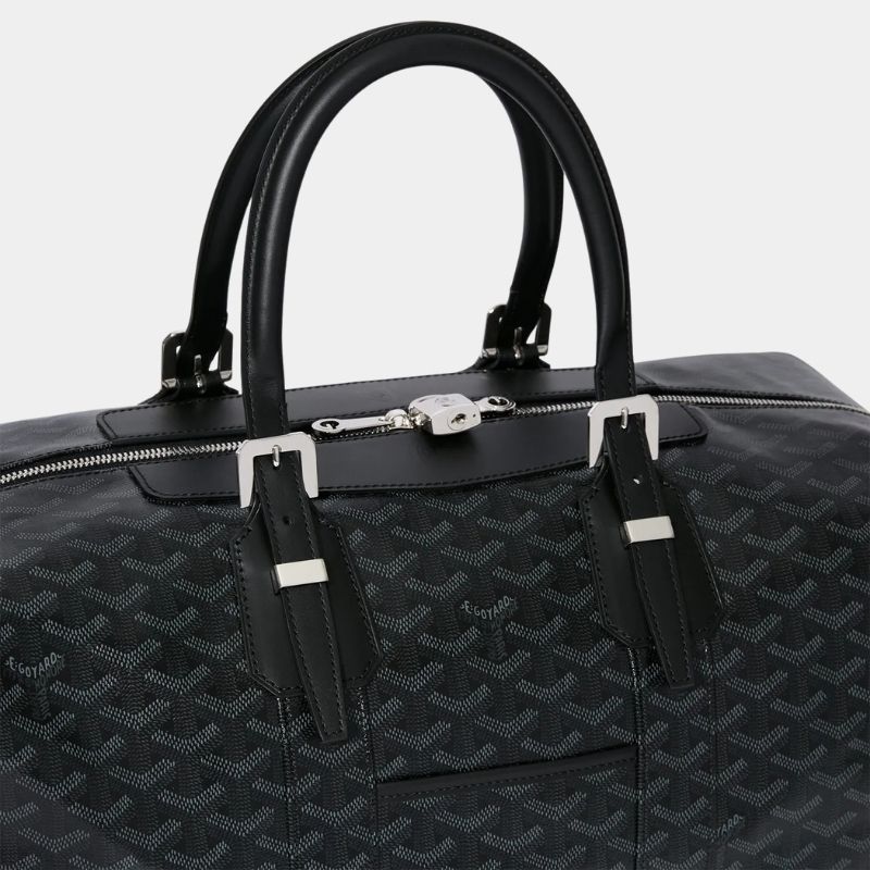 Goyard Bowling 45 Bag, Jet Black, Top View