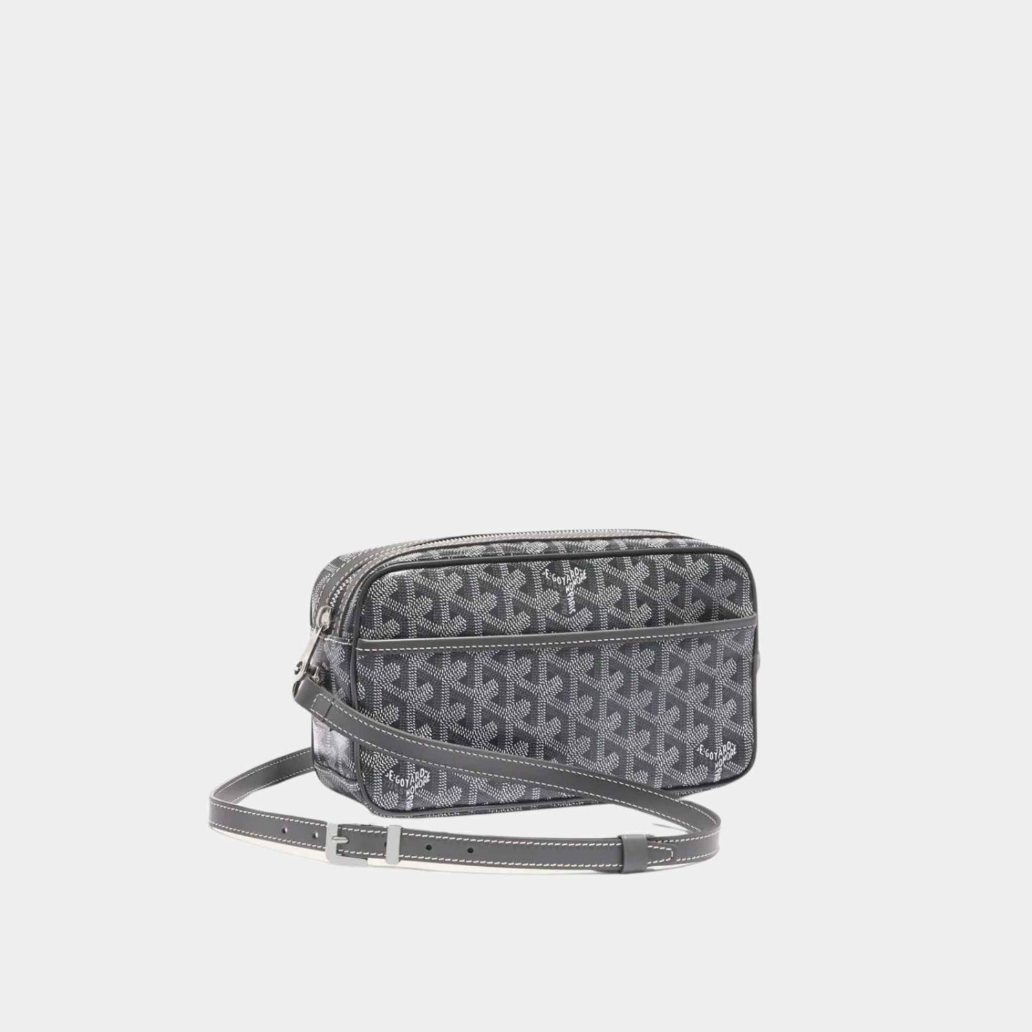 Goyard Cap-Vert PM Bag, Grey, Front View