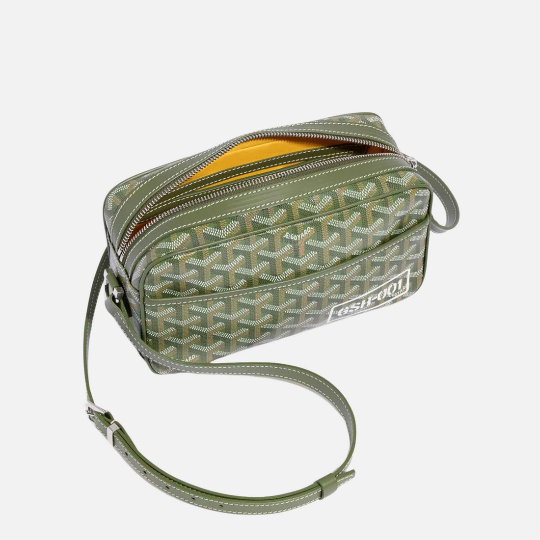 حقيبة Goyard Cap-Vert PM باللون الكاكي، من الأعلى