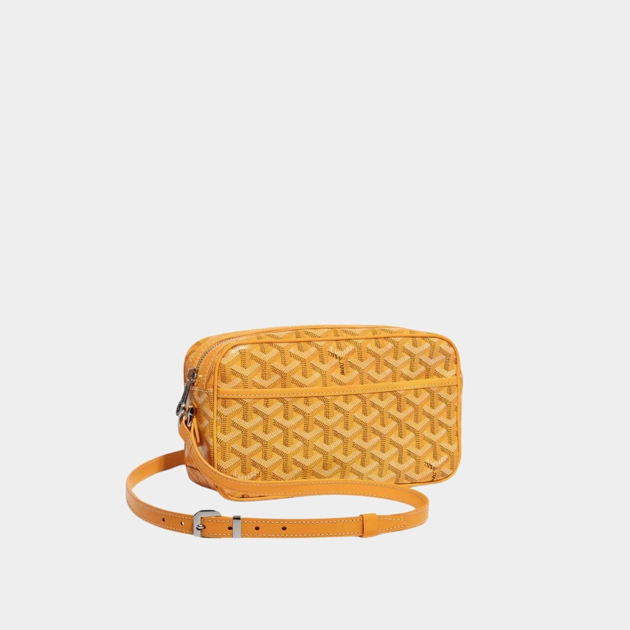 Goyard Cap-Vert PM Bag, Yellow, Front View