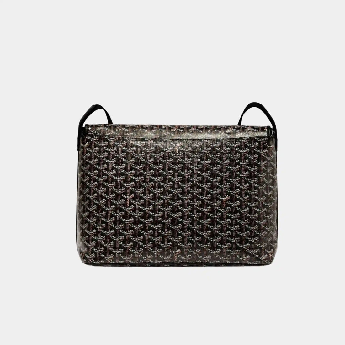 حقيبة مراسلة Goyard Capetien MM، سوداء، منظر خلفي