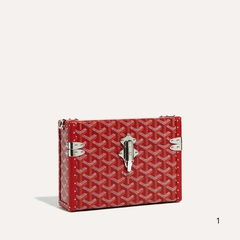 Goyard Cassette Trunk Bag, Red Color