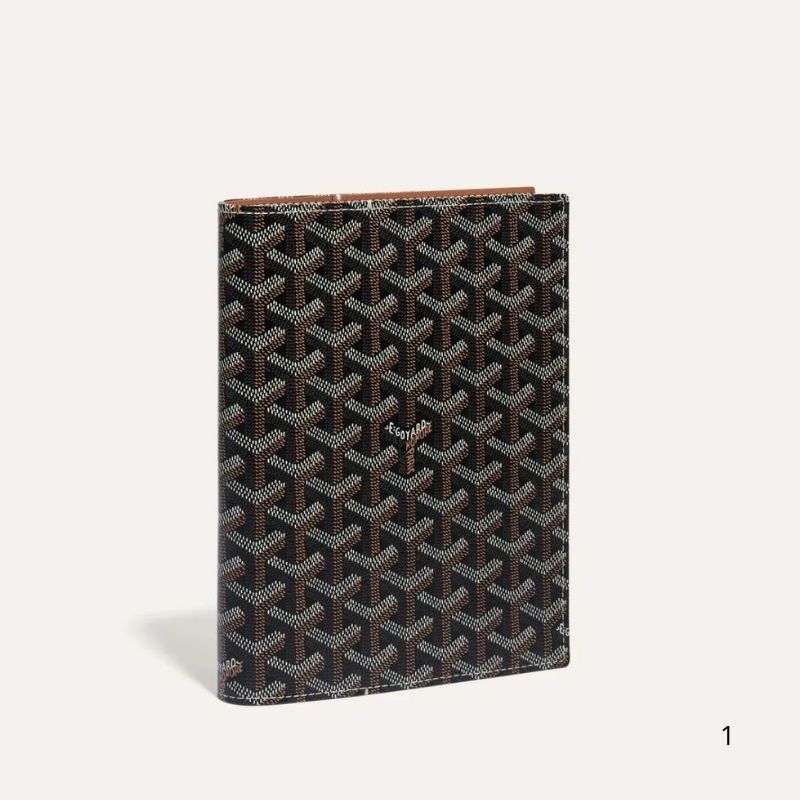 Goyard Castiglione Document Cover, Black Color