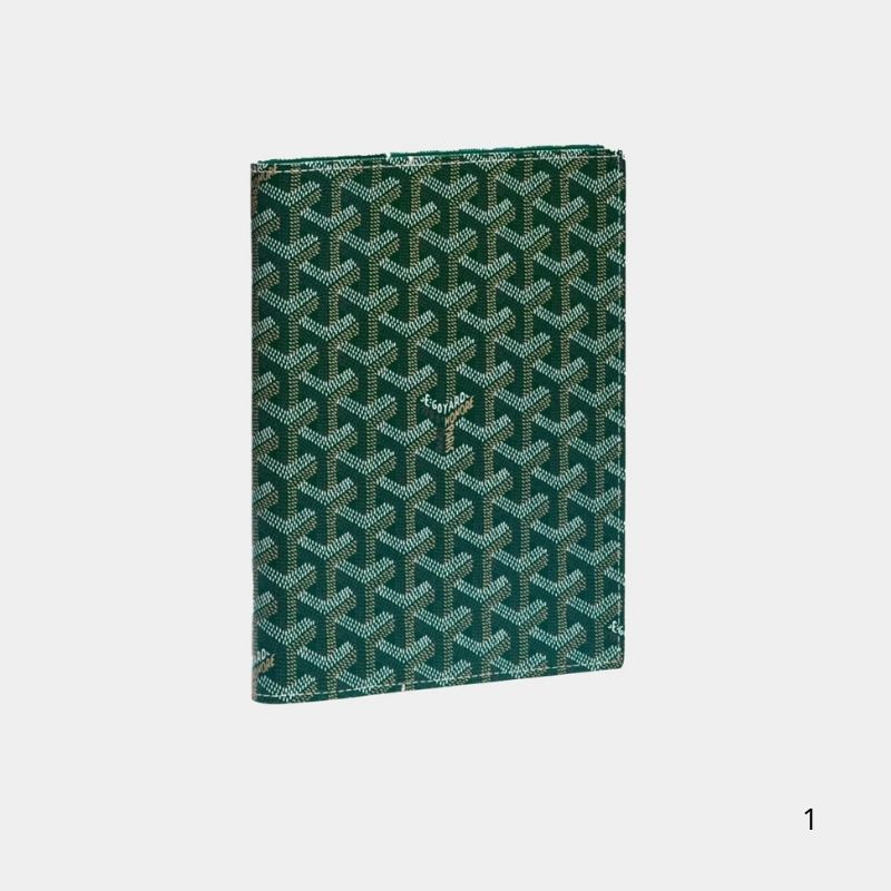 Goyard Castiglione Document Cover, Green Color