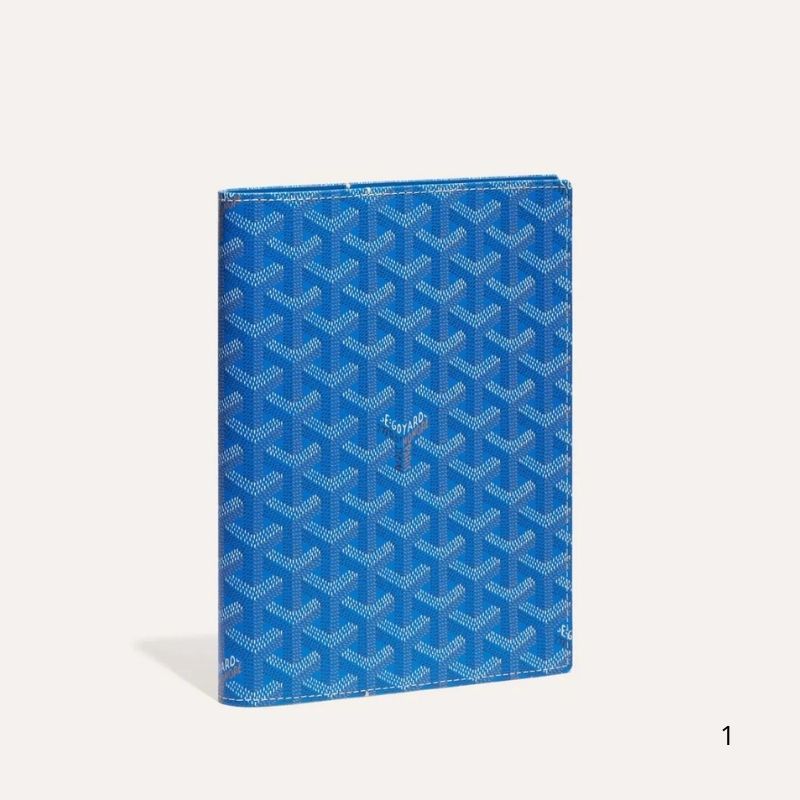 Goyard Castiglione Document Cover, Sky Blue Color