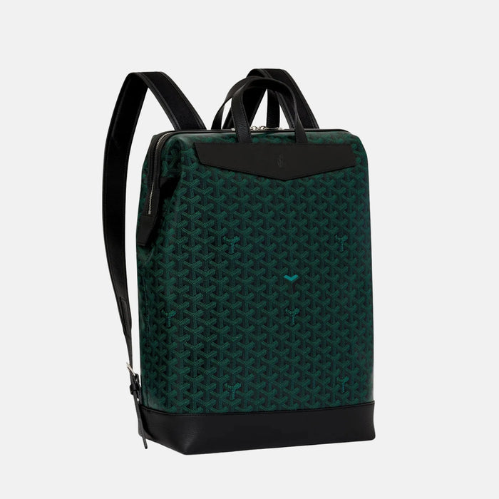 Goyard Cisalpin Backpack Limited Edition in Evergreen Goyardine canvas