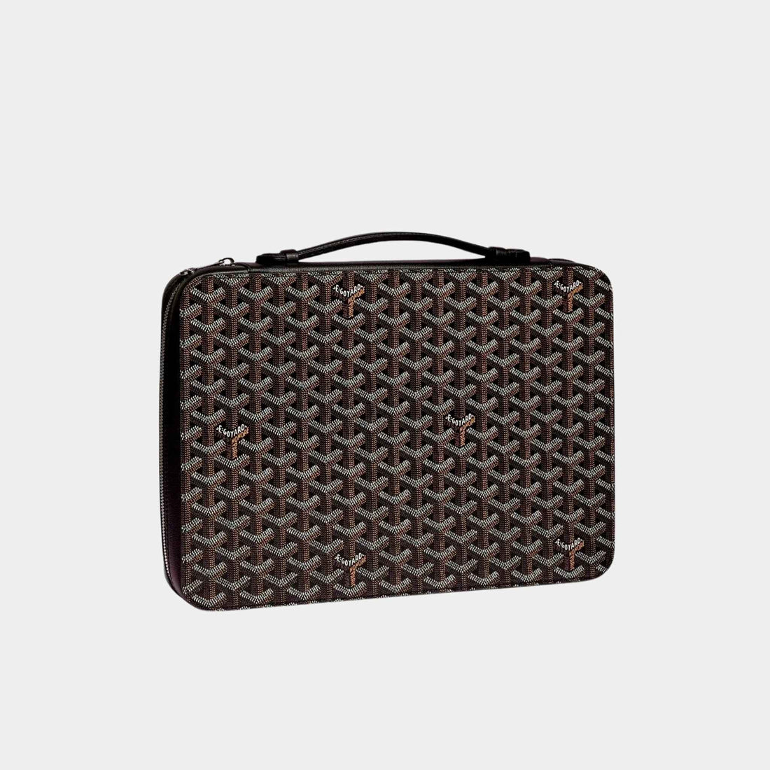 Goyard Compagnon Universel A4, Black, Front View