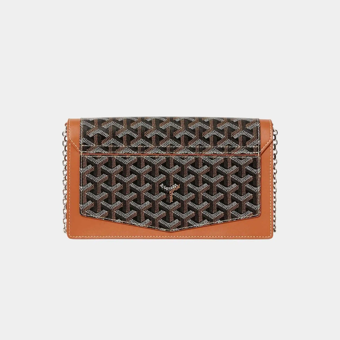 حقيبة Goyard Duchesse Marie Caroline، باللونين الأسود والبني، من الخلف