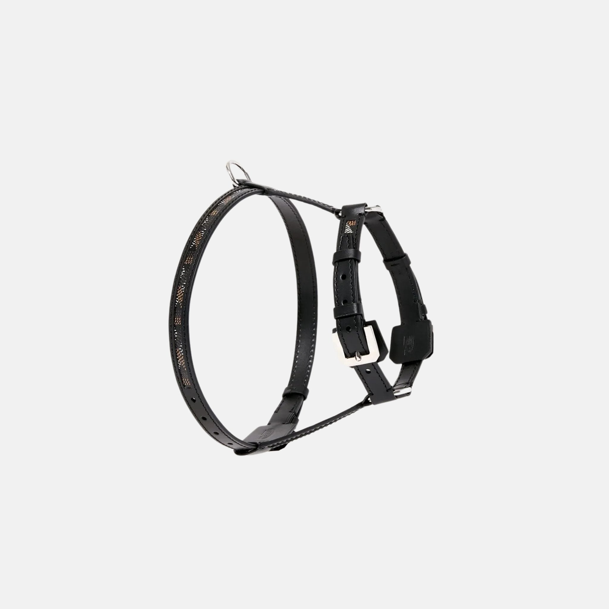 Goyard Edmond PM Luxury Pet Harness, Black, Side