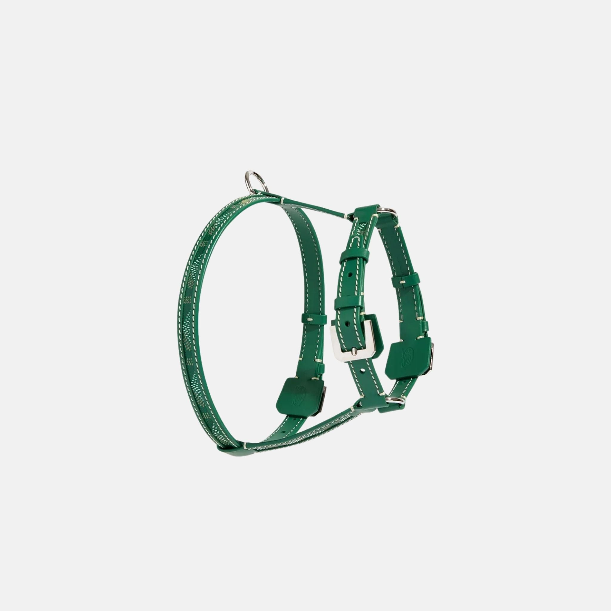 Goyard Edmond PM Luxury Pet Harness, Green, Side