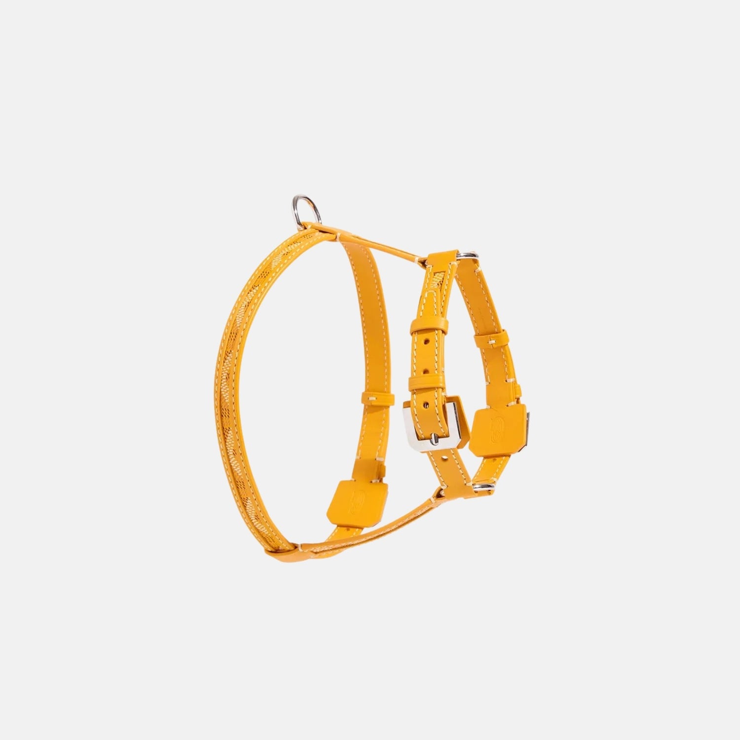 Goyard Edmond PM Luxury Pet Harness, Yellow, Side