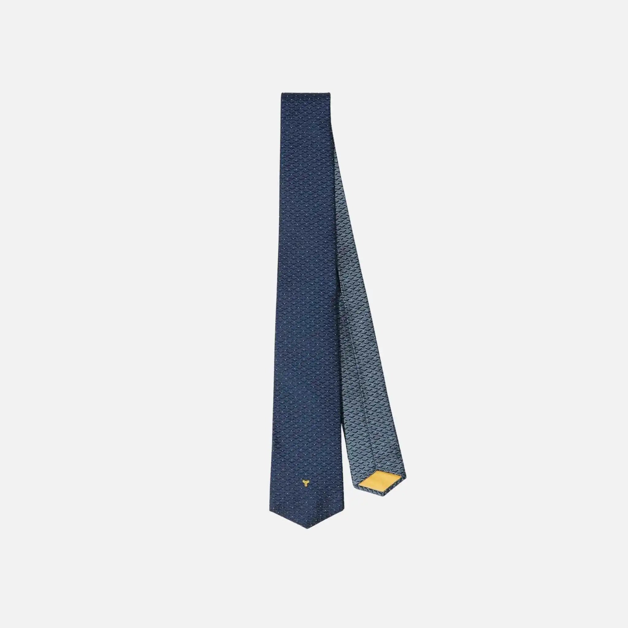 Goyard Eldredge Bicolore Tie, NavyBlue and SkyBlue