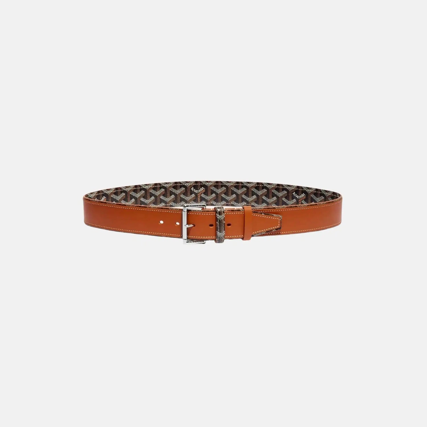 Goyard Florida Belt, Black and Tan