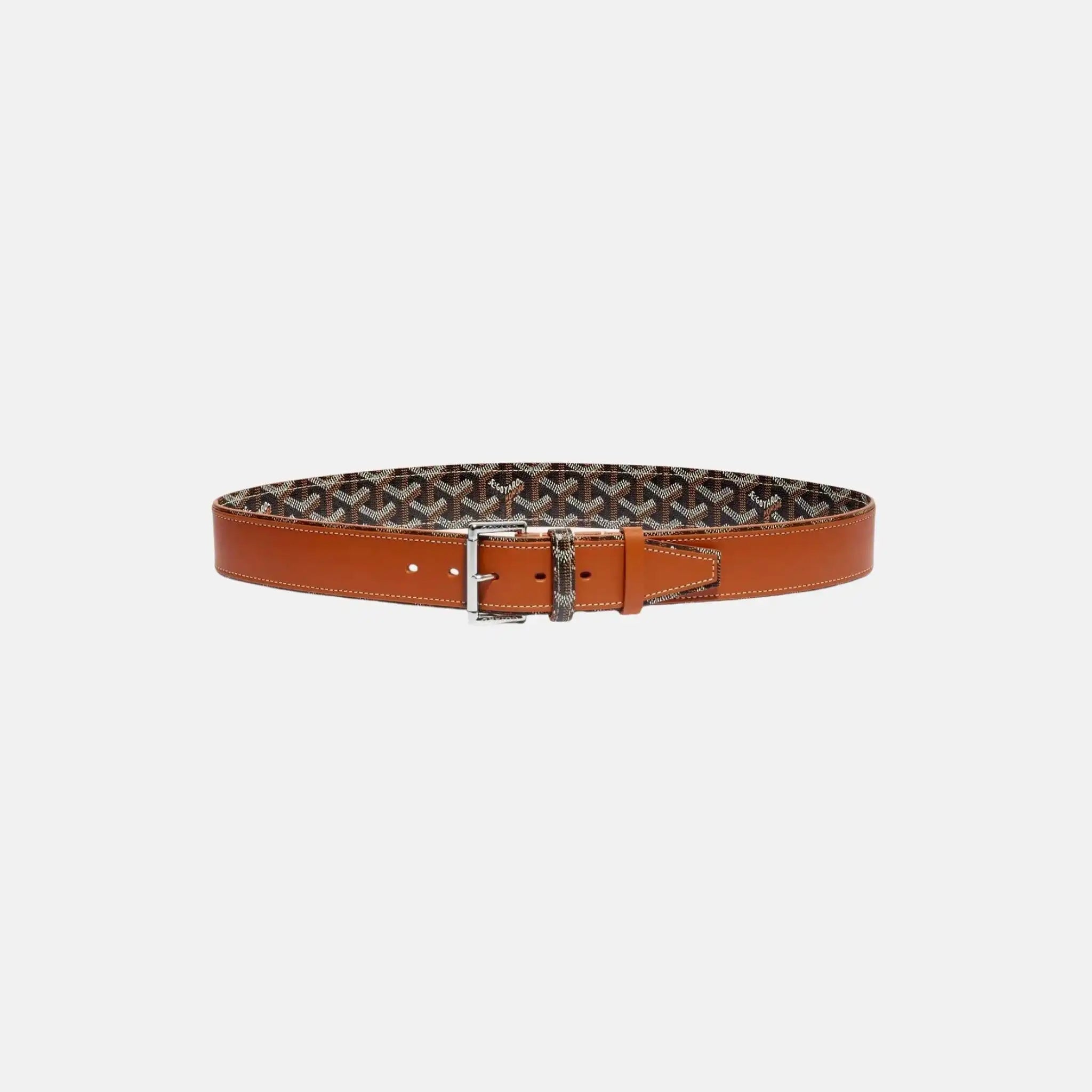 Goyard Florida Belt, Black and Tan