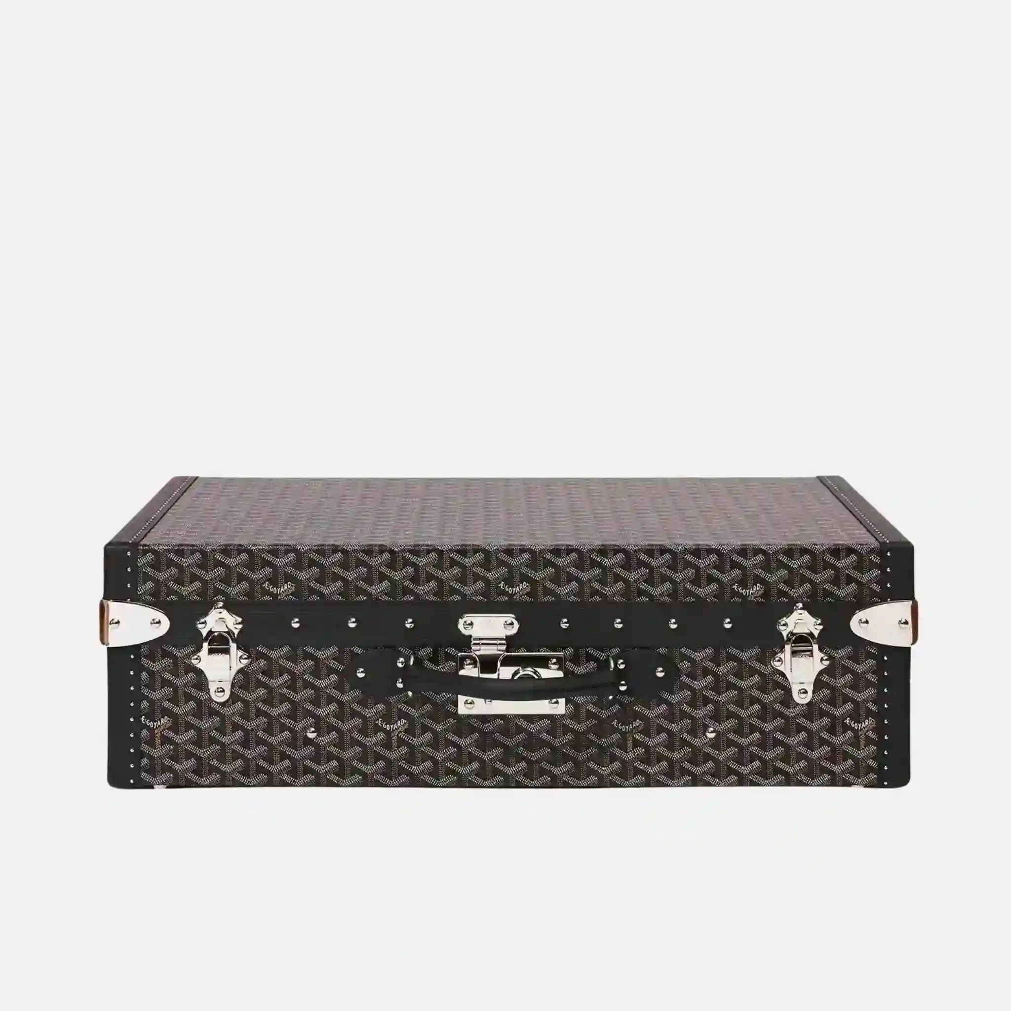 Goyard Grand Hotel 80 Case, Black, Front