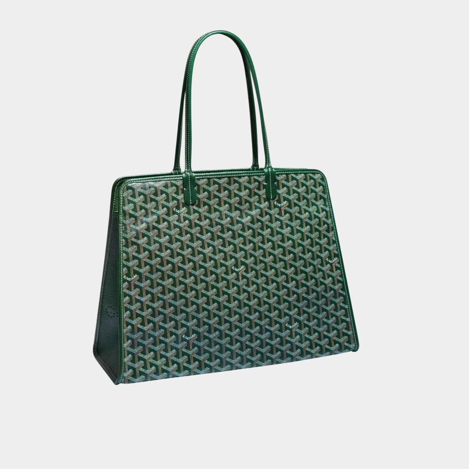 Goyard Hardy PM Bag, Green, Front View